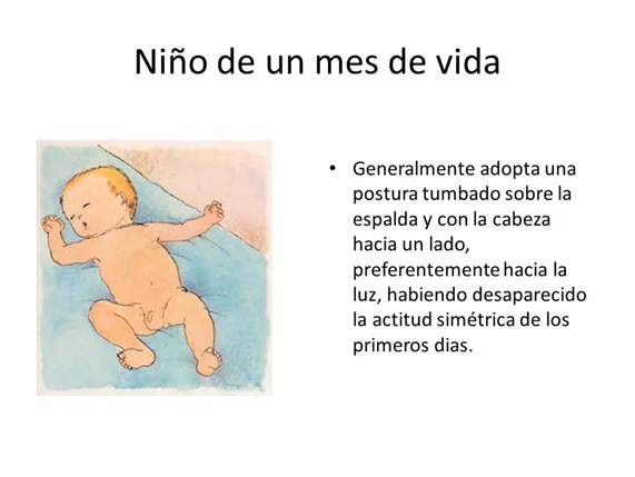 Niño de 1 mes de vida